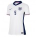 Maillot de foot Angleterre John Stones #5 Domicile vêtements Femmes Europe 2024 Manches Courtes